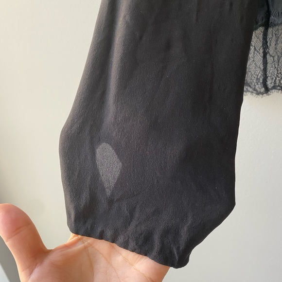 Wilfred 100% Silk Black Blouse, Size S - Picture 3 of 11